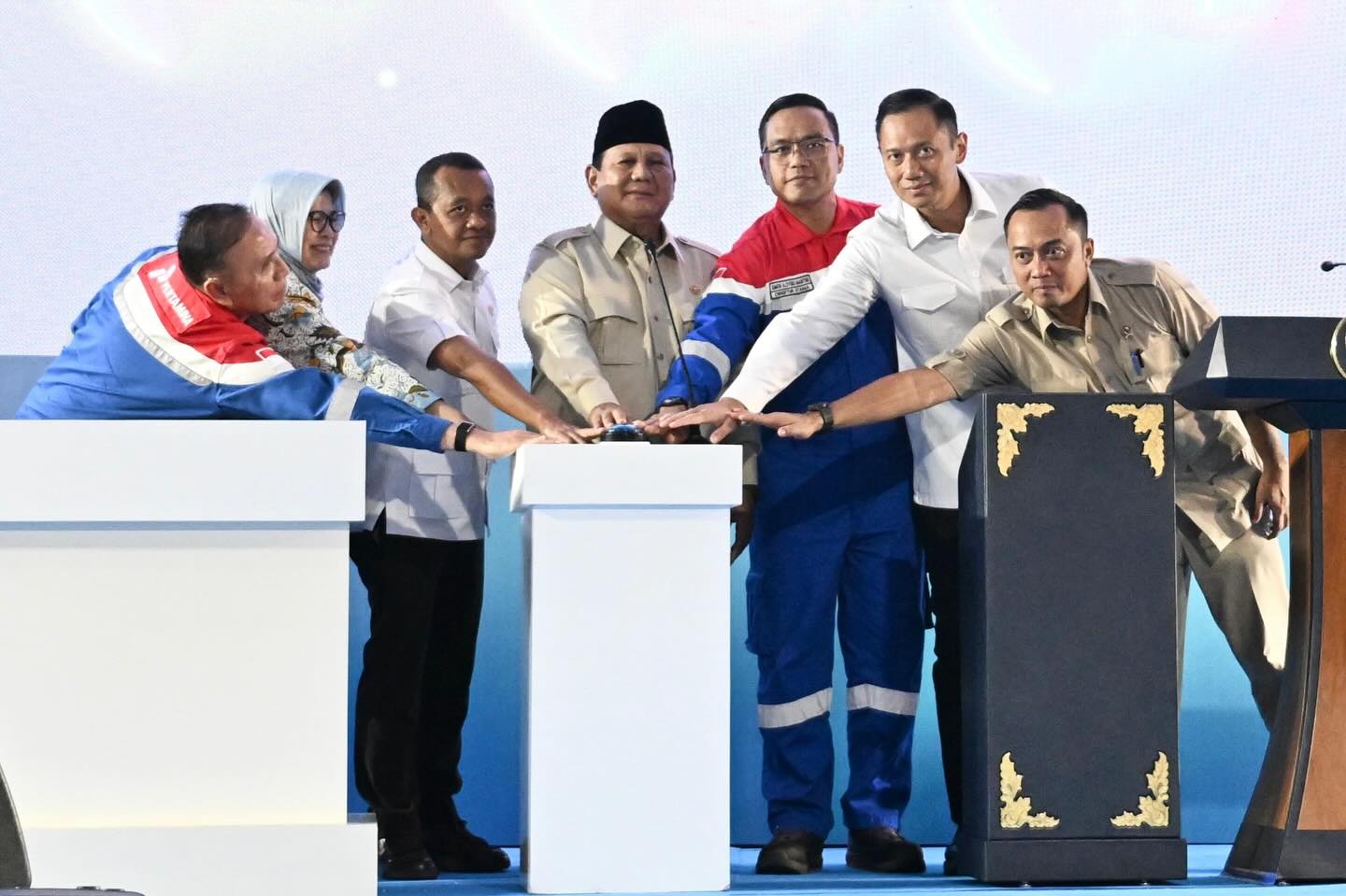 Presiden Prabowo Resmikan Infrastruktur Energi Terintegrasi Rp123 Triliun di Balikpapan