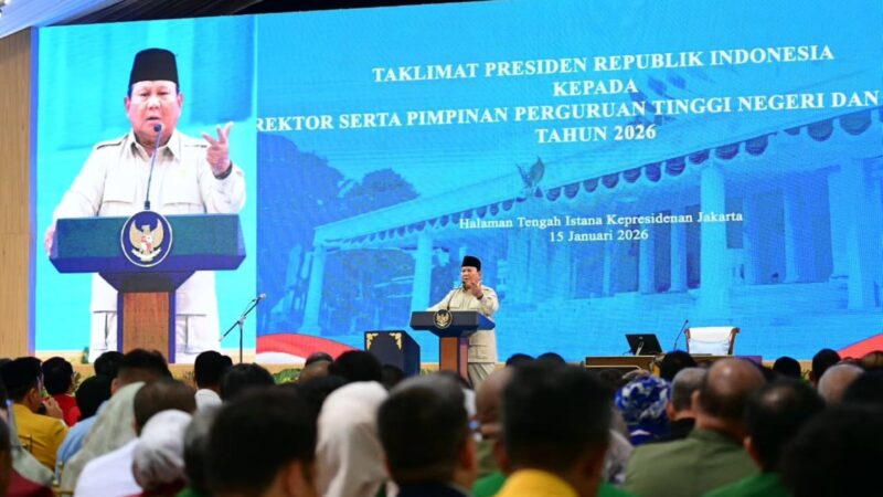 Presiden Prabowo Dorong Perguruan Tinggi Jadi Lokomotif Sains dan Teknologi Nasional