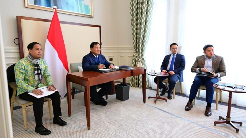 Presiden Prabowo Pimpin Rapat Terbatas via Video Conference Bahas Penertiban Kawasan Hutan