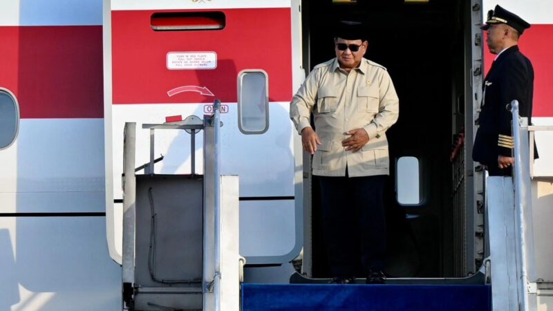 Presiden Prabowo Pulang ke Tanah Air, Bawa Investasi Maritim Rp90 Triliun dan Kerja Sama Global Strategis