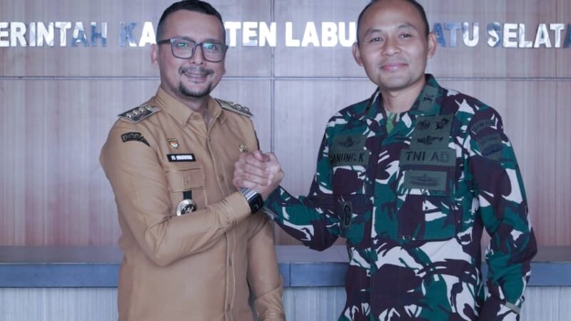 Bupati Labuhanbatu Selatan Terima Silaturahmi Dandim 0209/LB, Perkuat Sinergi Jaga Stabilitas Daerah