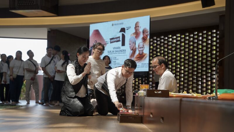 Bunda Yin Hadiri Perayaan 1 Tahun Vihara Sukjai Sailendra, Teguhkan Nilai Toleransi dan Persaudaraan