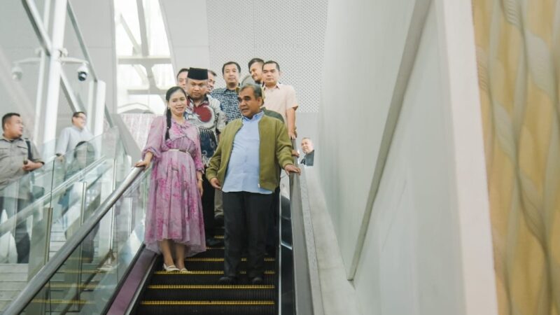 DPD Gerindra Sumut Sambut Kedatangan Ketua MPR RI Ahmad Muzani di Bandara Kualanamu