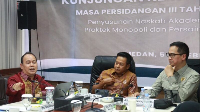 Panja Komisi VI DPR Serap Masukan RUU Persaingan Usaha di Medan, Penguatan KPPU Dinilai Mendesak