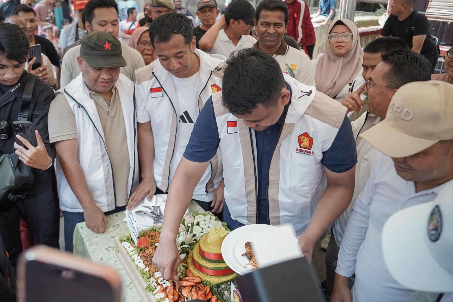 HUT Gerindra ke-18, Bobby Nasution Bersama Gerindra Sumut Dukung Gerakan Indonesia ASRI