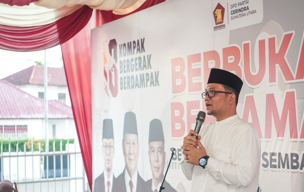 Fadly Abdina Sampaikan Kultum Keutamaan Al-Qur’an, Gerindra Sumut Bagikan 1.000 Takjil