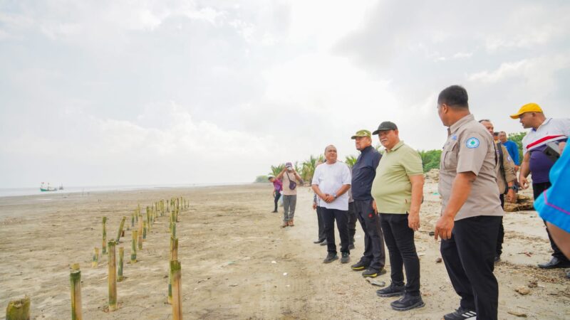 Peringati Hari Peduli Sampah Nasional 2026 Bupati Batu Bara Pimpin Tanam Pohon Di Pantai Datuk