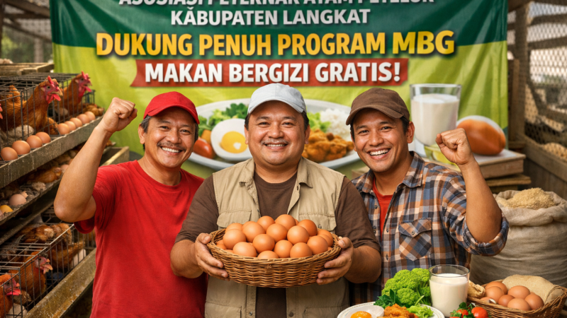 Asosiasi Peternak Ayam Petelur Langkat Dukung Penuh Program MBG