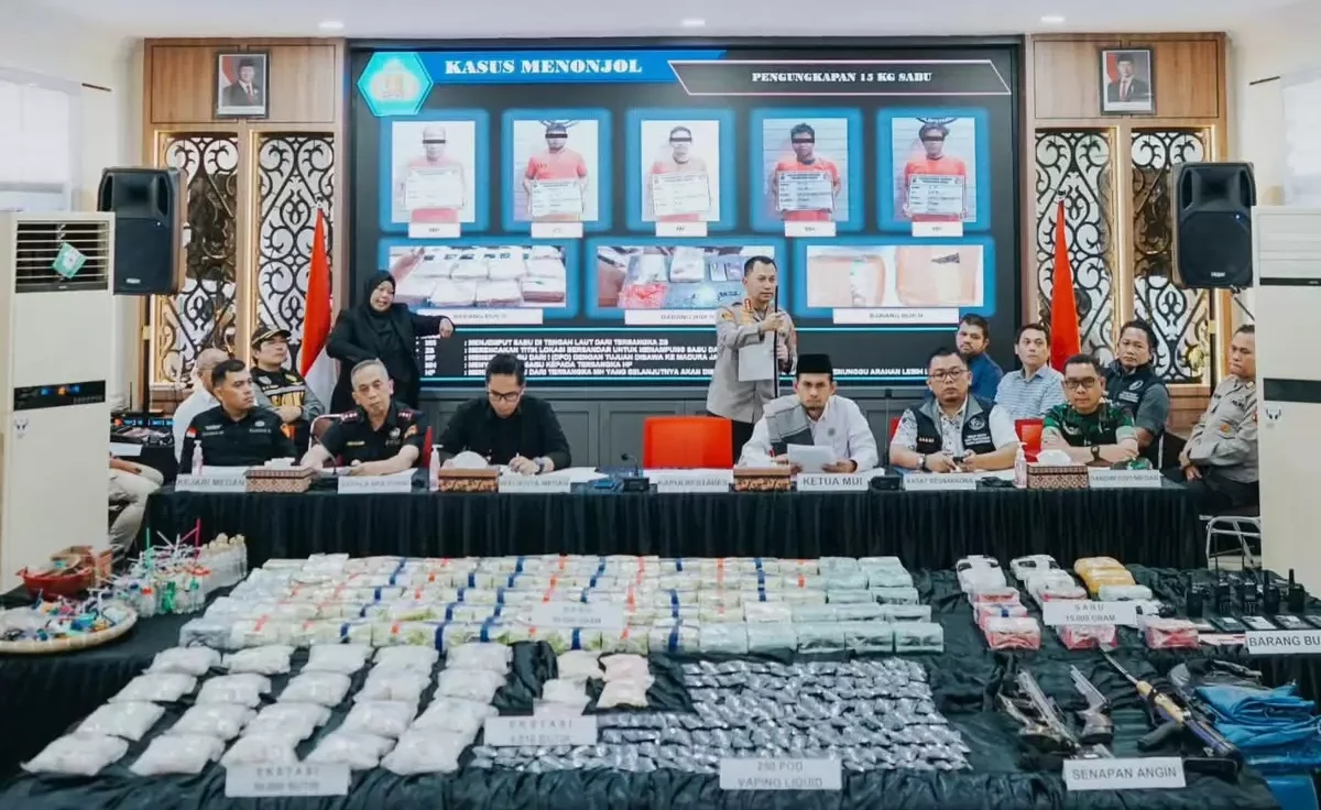 100 Hari Kerja, Polrestabes Medan Ungkap 526 Kasus Narkoba