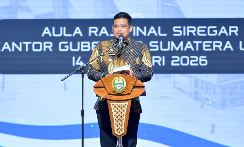 Pengukuhan Abpednas Sumut, Bobby Nasution Terus Mendorong Desa Berinovasi Lewat Skema Kompetisi