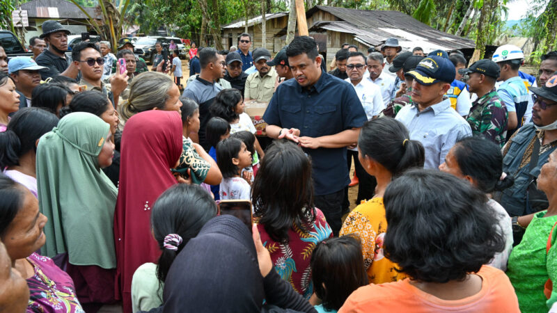 Bobby Nasution Tinjau Sungai Tukka, Pemerintah Siapkan Tanggul dan Sabo Dam Kendalikan Banjir