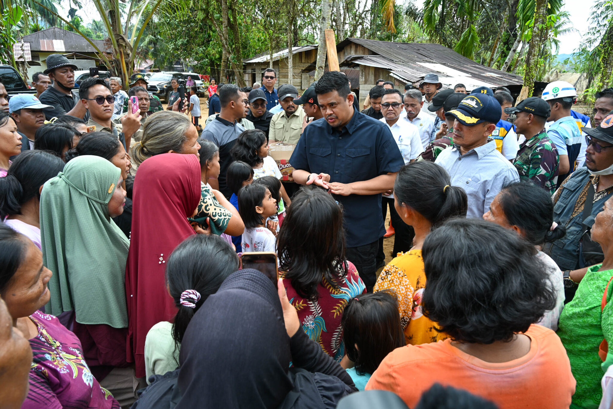 Bobby Nasution Tinjau Sungai Tukka, Pemerintah Siapkan Tanggul dan Sabo Dam Kendalikan Banjir