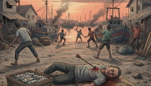 Pedagang Ikan Dibelawan Tewas Kena Panah Nyasar