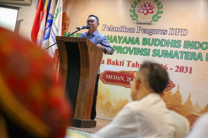 Wakil Wali Kota Medan Zakiyuddin Harahap Dukung Pelantikan DPD Mahabudhi Sumut