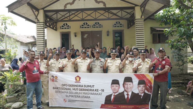 Sayap Partai Bergerak : Hari ke-5 HUT Gerindra Ke 18, PPIR Memberikan Bantuan Berupa Sembako