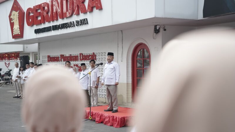 HUT ke-18 Gerindra Sumut, Sugiat Santoso Tekankan Kekompakan Kader demi Kepentingan Rakyat