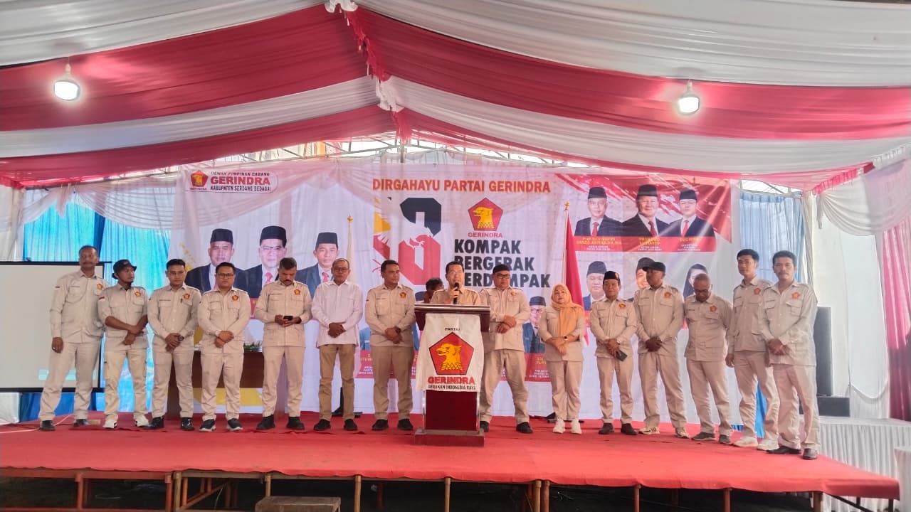 HUT ke-18 Gerindra di Sergai, Komitmen Kawal MBG dan Sekolah Rakyat
