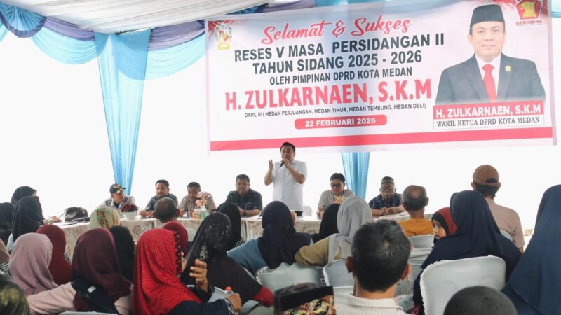 Pimpinan DPRD Kota Medan Serap Ribuan Aspirasi Warga dalam Reses di Medan Perjuangan