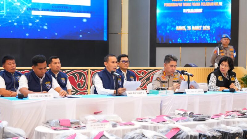 Terbongkar! Sindikat Judi Online Internasional di Medan Raup Rp7 Miliar, 19 Tersangka Ditangkap