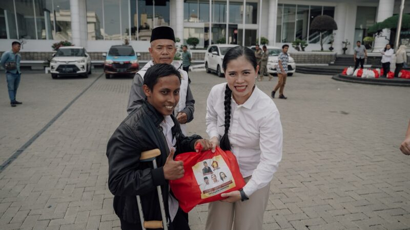 Kedermawanan Bunda Yin Menguatkan Kepedulian Sosial Gerindra Sumut di Bulan Ramadhan