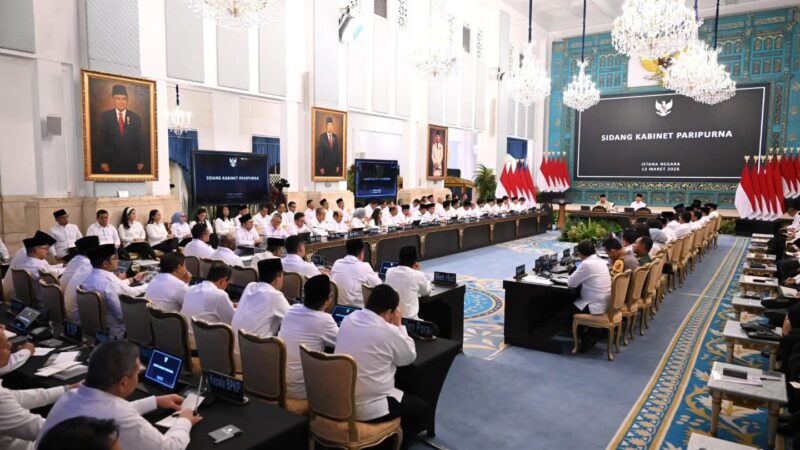 Prabowo Pimpin Sidang Kabinet Paripurna, Tekankan Stabilitas Ekonomi hingga Keselamatan Mudik Lebaran 2026