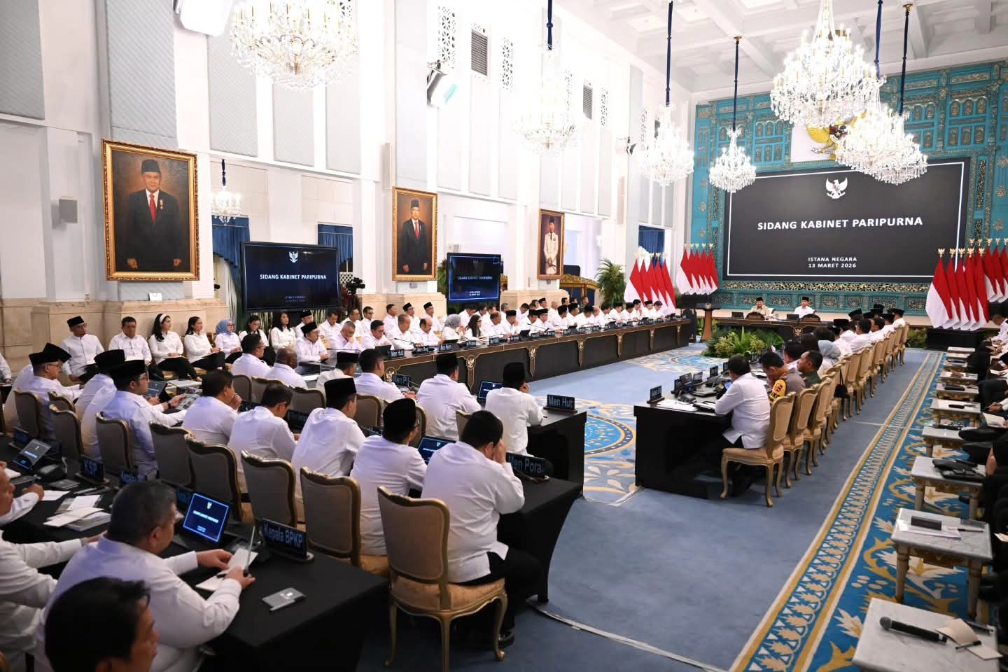 Prabowo Pimpin Sidang Kabinet Paripurna, Tekankan Stabilitas Ekonomi hingga Keselamatan Mudik Lebaran 2026