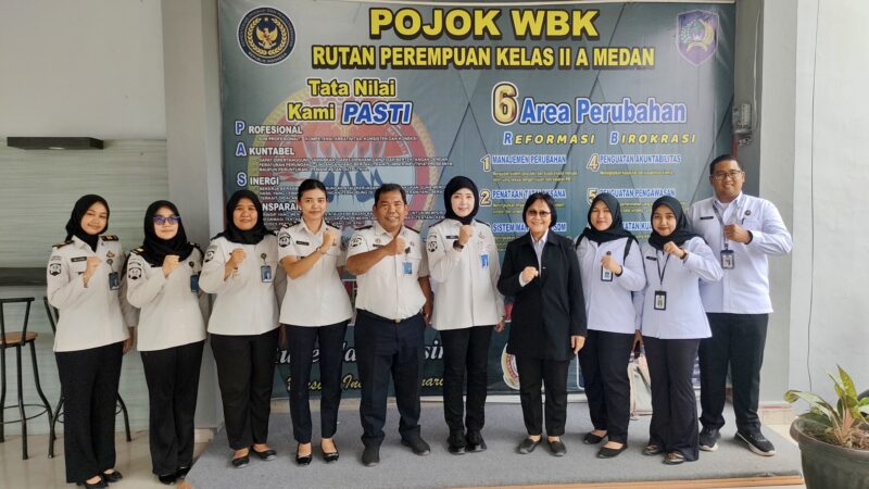 Asdep Kemenko Kumhamimipas Tinjau Program Pembinaan di UPT Pemasyarakatan Tanjung Gusta Medan Sekitar