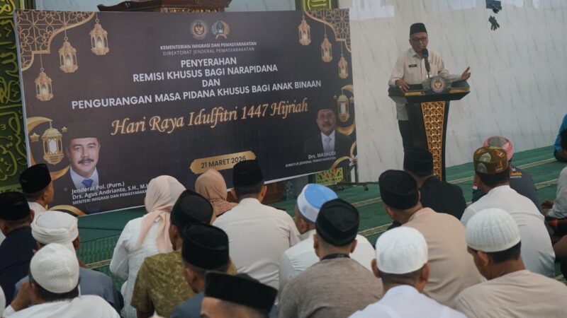 Berkah Idul Fitri 1447 H, 15.158 Narapidana di Sumut Terima Remisi, 129 Langsungg Hirup Udara Bebas
