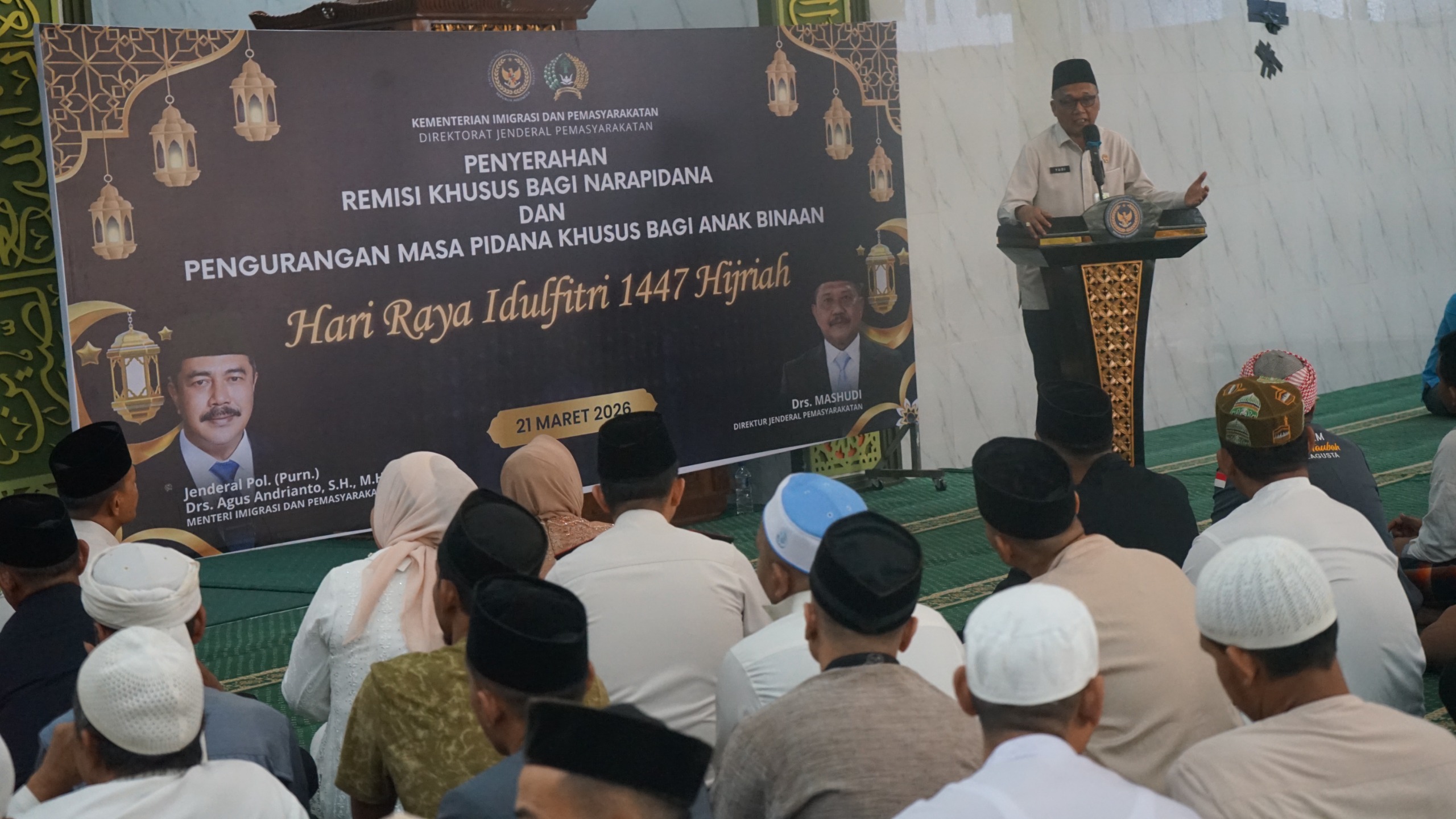 Berkah Idul Fitri 1447 H, 15.158 Narapidana di Sumut Terima Remisi, 129 Langsungg Hirup Udara Bebas
