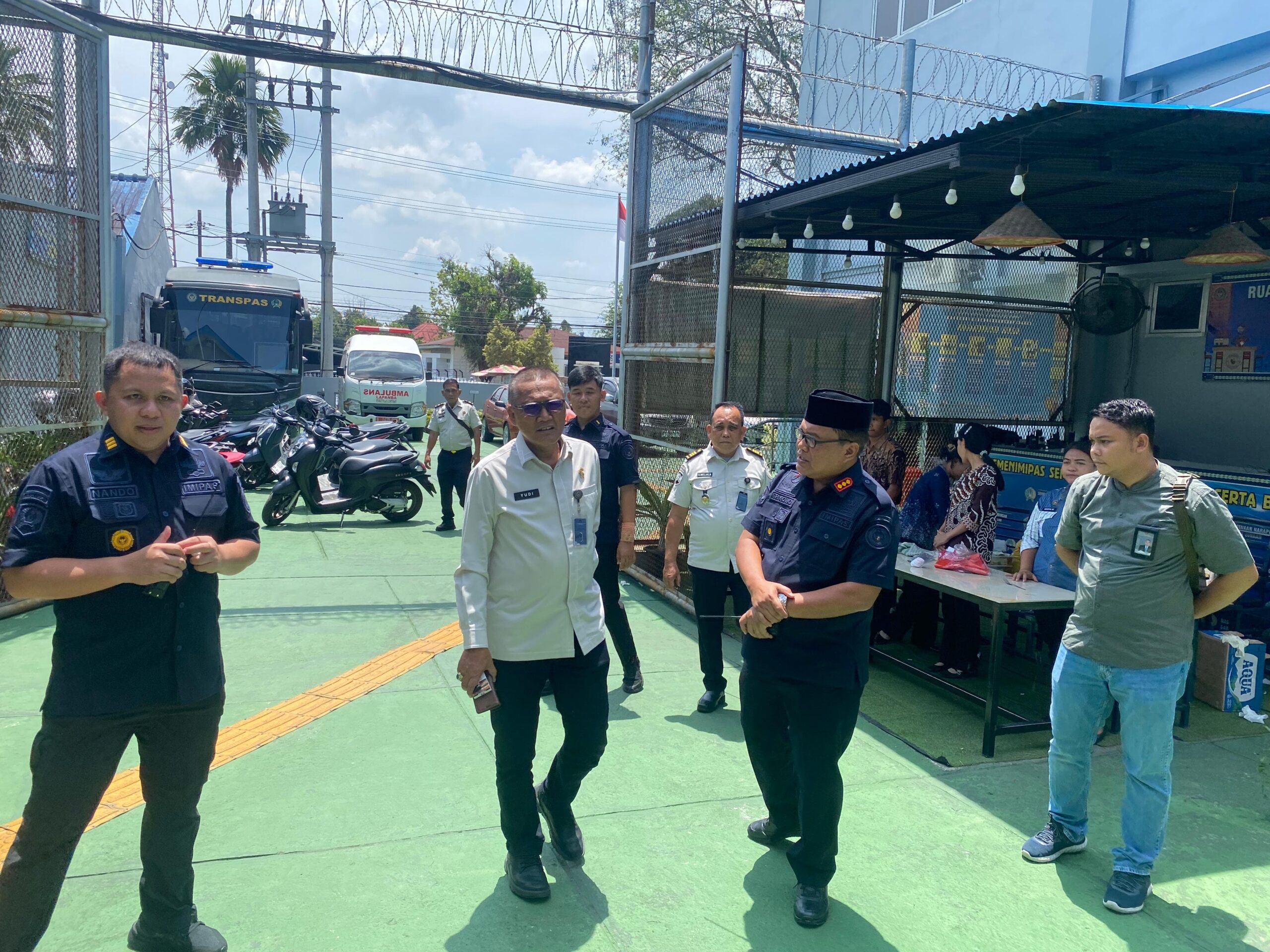 Komitmen Pelayanan Humanis, Kakanwil Ditjenpas Sumut Monitoring Layanan Idul Fitri di Lapas Pancur Batu