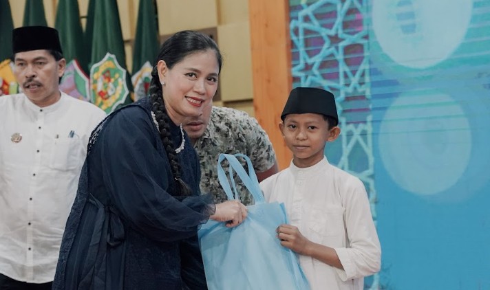 REI Sumut Gelar Buka Puasa dan Santunan Anak Yatim, Bunda Yin Hadir Bersama Tokoh Sumut