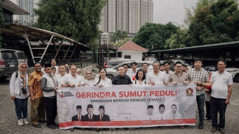 Gerindra Sumut Peduli Ramadhan, Muhri Fauzi Hafiz: Kepedulian Sosial Harus Terus Hadir di Tengah Masyarakat