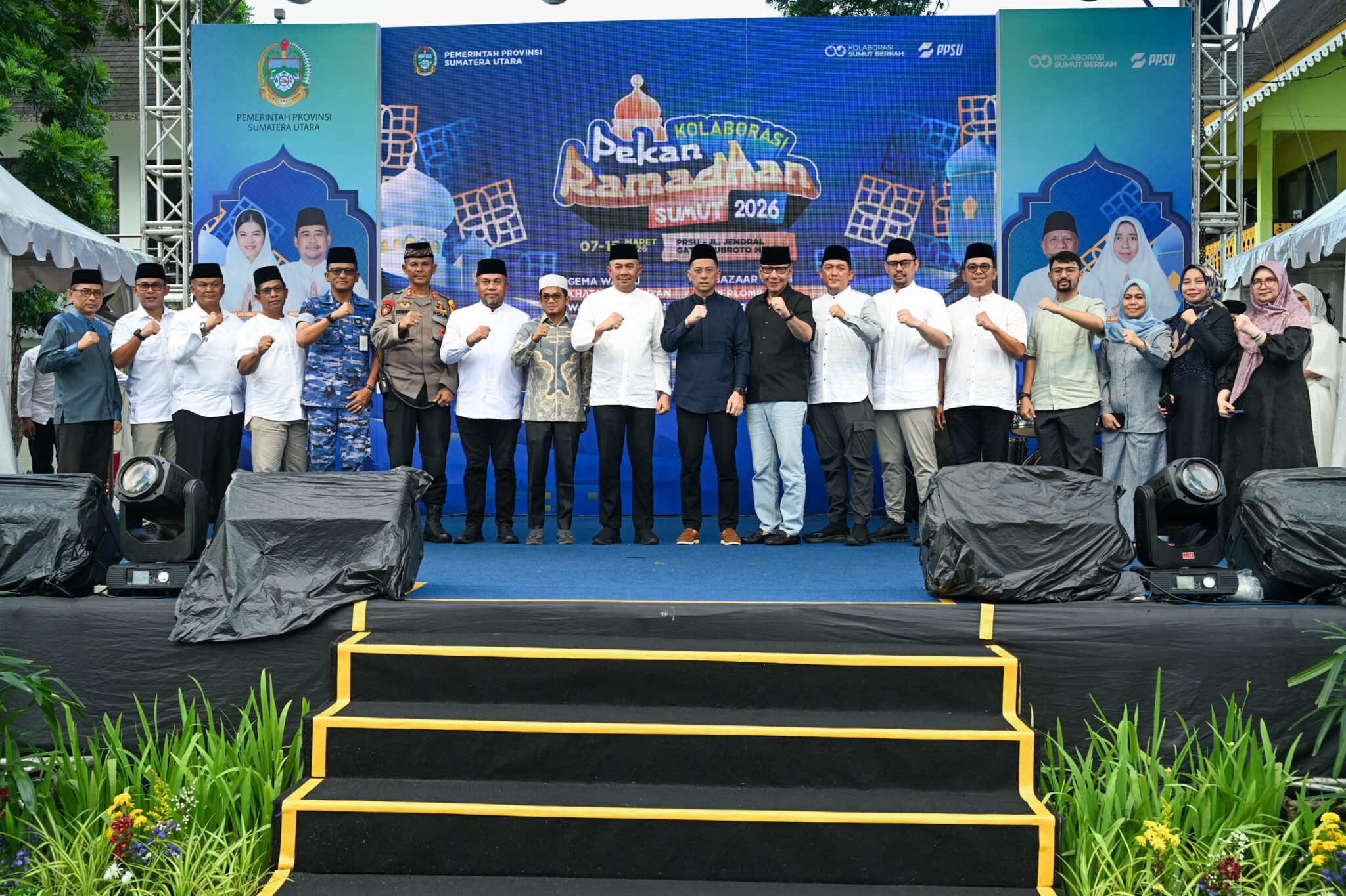 Pj Sekdaprov Sumut Ajak Masyarakat Perkuat Kolaborasi Bangun Daerah Saat Penutupan Pekan Ramadan 2026