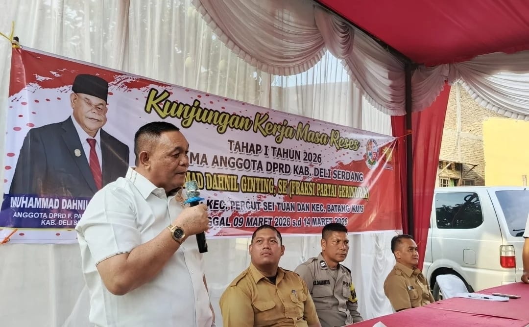 Reses Tahap I 2026, Muhammad Dahnil Ginting Jemput Aspirasi Warga Desa Tanjung Sari