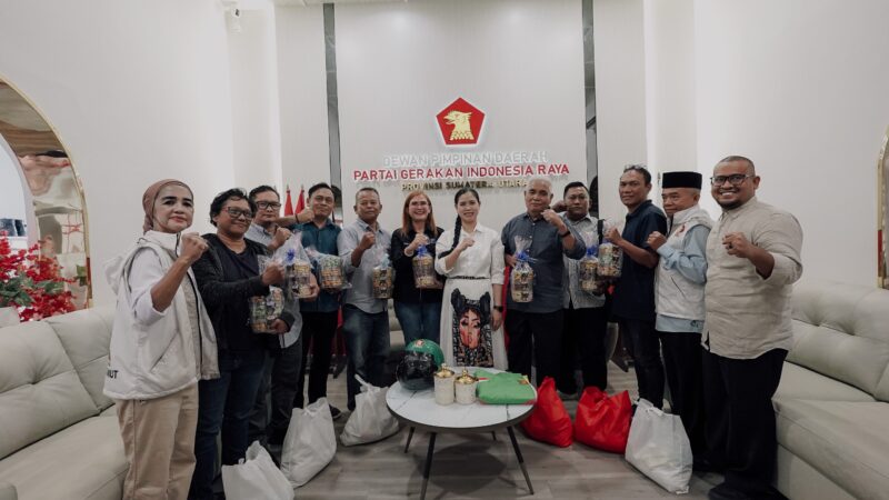 SMSI Sumut Audiensi ke Gerindra, Bunda Yin Ajak Media Dukung Program Nasional Prabowo