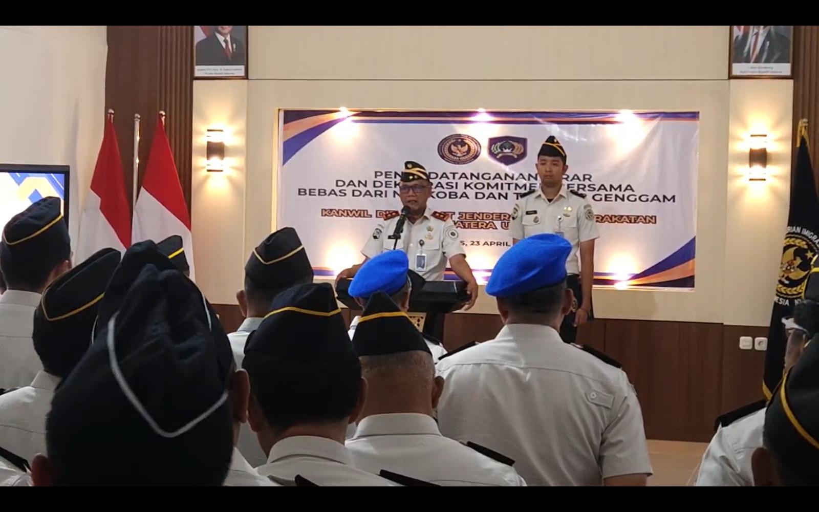 Ikrar Bebas Narkoba dan HP Digelorakan, Kakanwil Ditjenpas Sumut: Perubahan Dimulai dari Hal Kecil