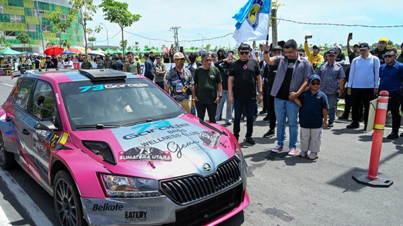 Bobby Nasution Saksikan Langsung Sprint Rally Sumut 2026, Dorong Regenerasi dan Ekosistem Balap Berkelanjutan