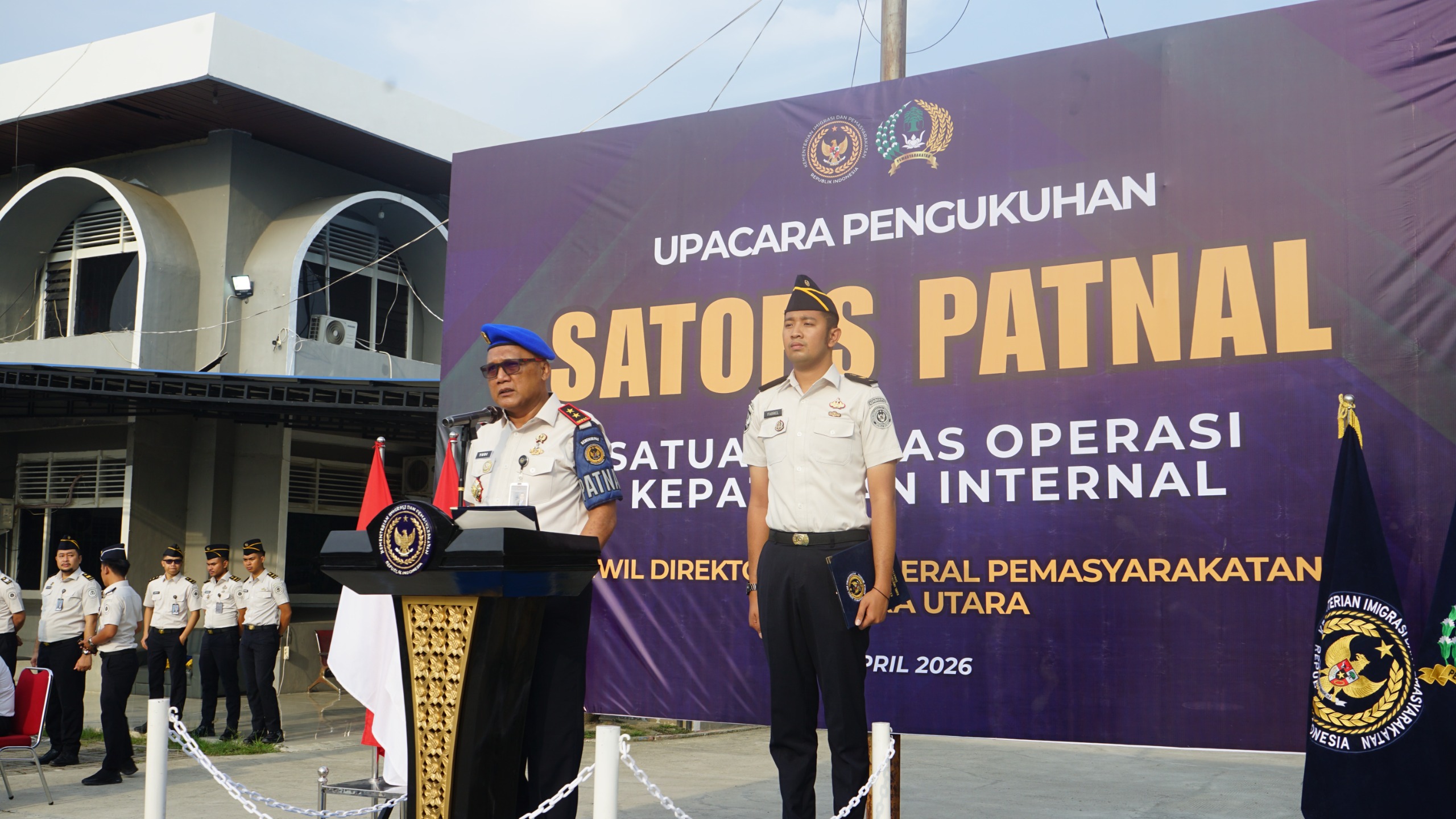 Kakanwil Ditjenpas Sumut, Yudi Suseno Kukuhkan SATOPS PATNAL, Perkuat Pengawasan dan Integritas Pemasyarakatan