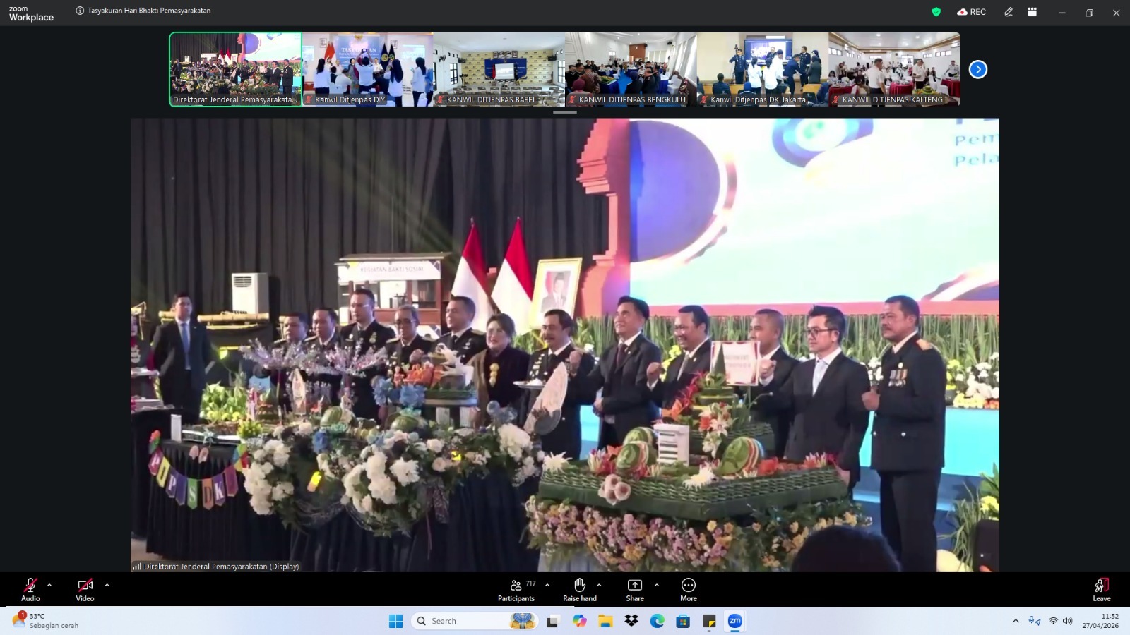 HBP ke-62, Kanwil Ditjenpas Sumut Wujudkan Pelayanan Prima Lewat Sinergi, Apresiasi, dan Aksi Sosial