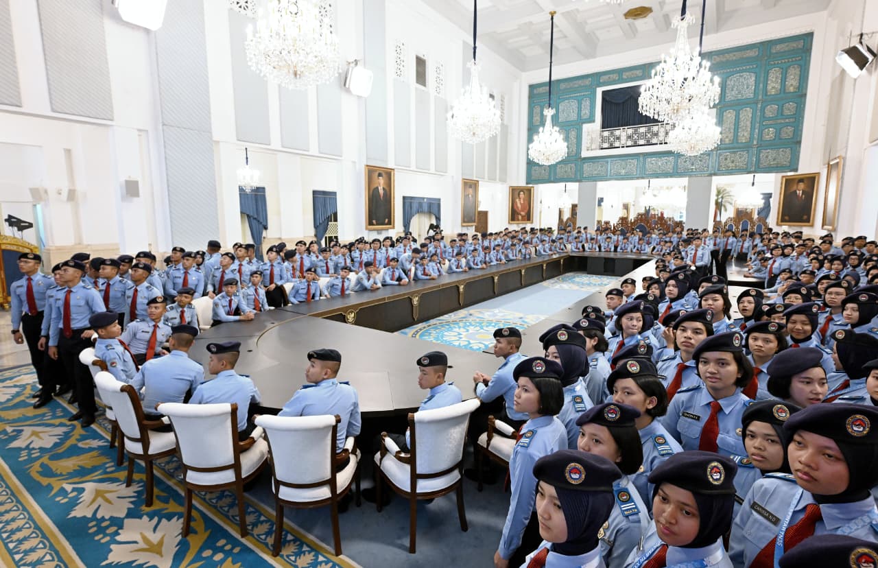 Siswa SMA Taruna Nusantara Kunjungi Istana, Belajar Langsung Pemerintahan