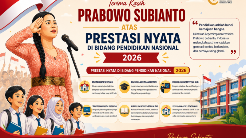 Hardiknas 2026, Bunda Yin Optimis Bersama Presiden Prabowo Pendidikan Nasional Semakin Baik