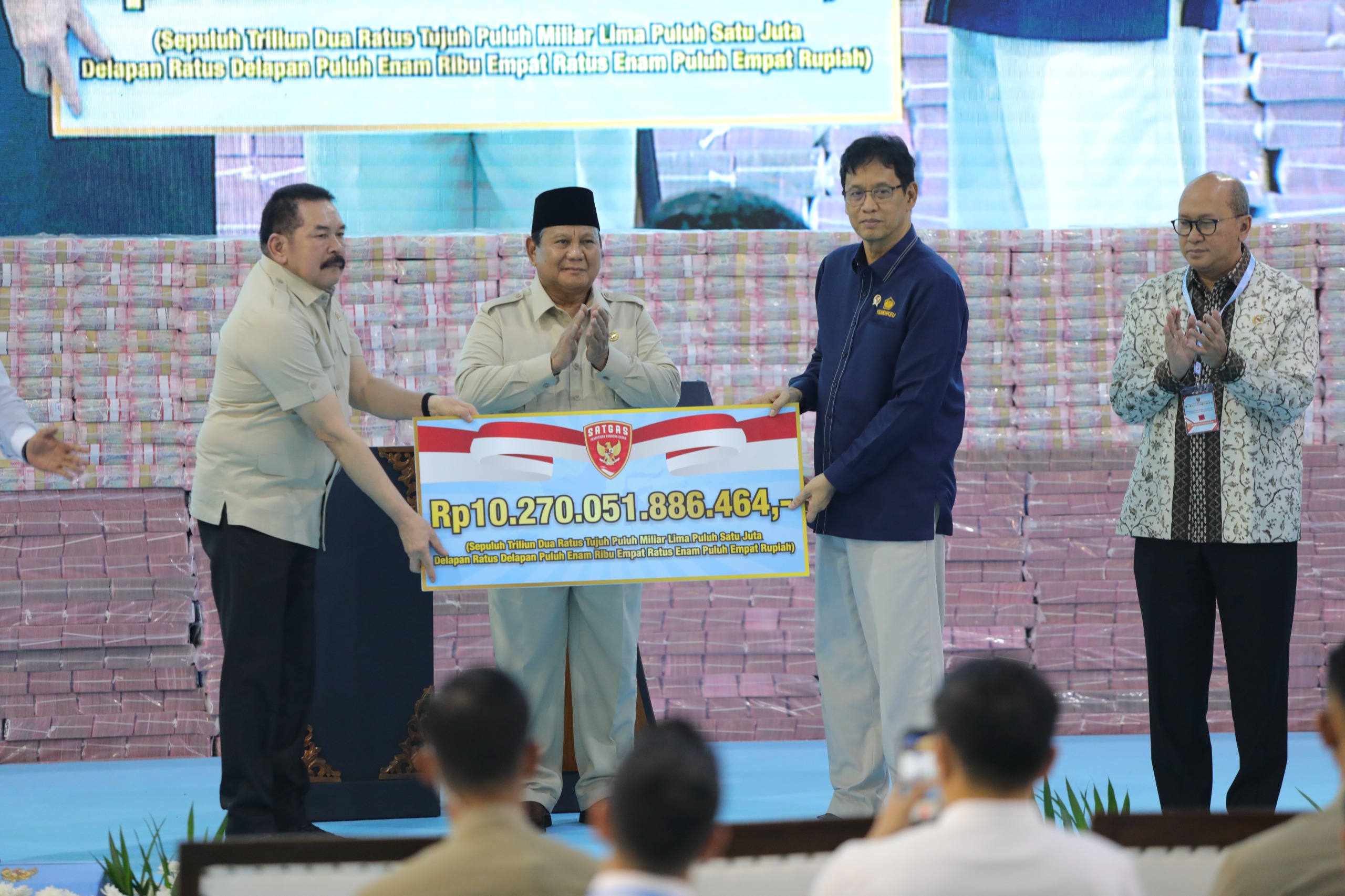 Satgas PKH Setor Rp10,2 Triliun ke Kas Negara dan Kuasai Kembali Jutaan Hektare Kawasan Hutan