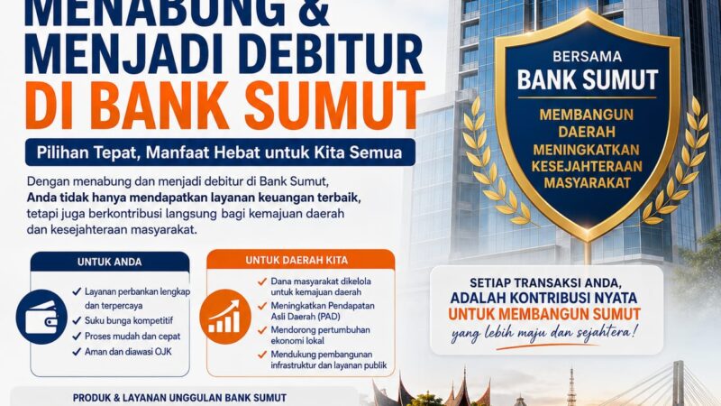 Muhri Fauzi Hafiz Sebut Tak Hanya Bayar Pajak, Namun Menjadi Nasabah Bank Sumut juga Bisa Meningkatkan PAD