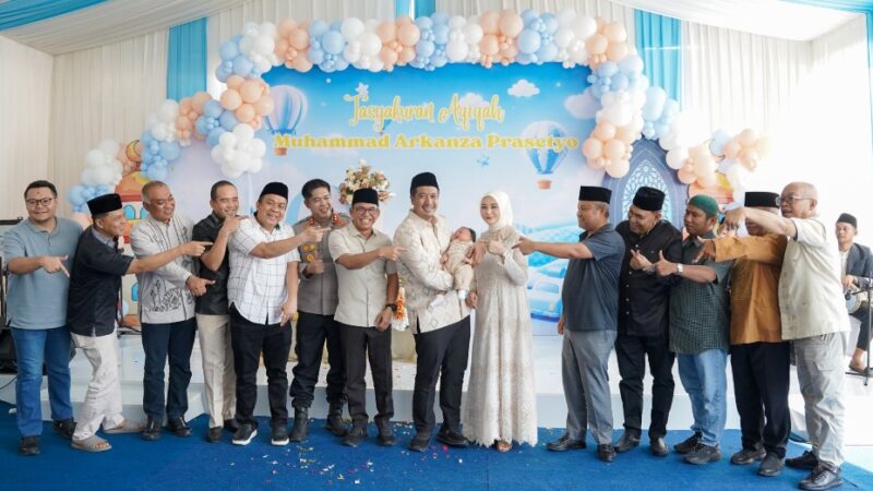 DPD Gerindra Sumut Hadiri Tasyakuran Aqiqah Putra Ketua DPD Ade Jona Prasetyo, Penuh Doa dan Kebersamaan