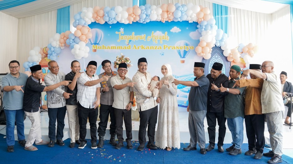DPD Gerindra Sumut Hadiri Tasyakuran Aqiqah Putra Ketua DPD Ade Jona Prasetyo, Penuh Doa dan Kebersamaan