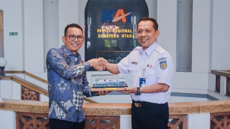 Wakil Wali Kota Medan Bangun Sinergi dengan PT KAI, Fokus Benahi Drainase dan Permasalahan Rel di Belawan