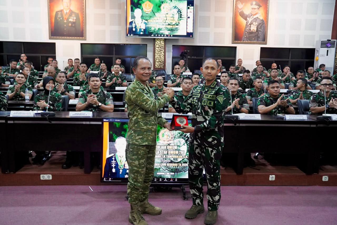 Kasum TNI Bekali Pasis Seskoad dengan Kepemimpinan Visioner