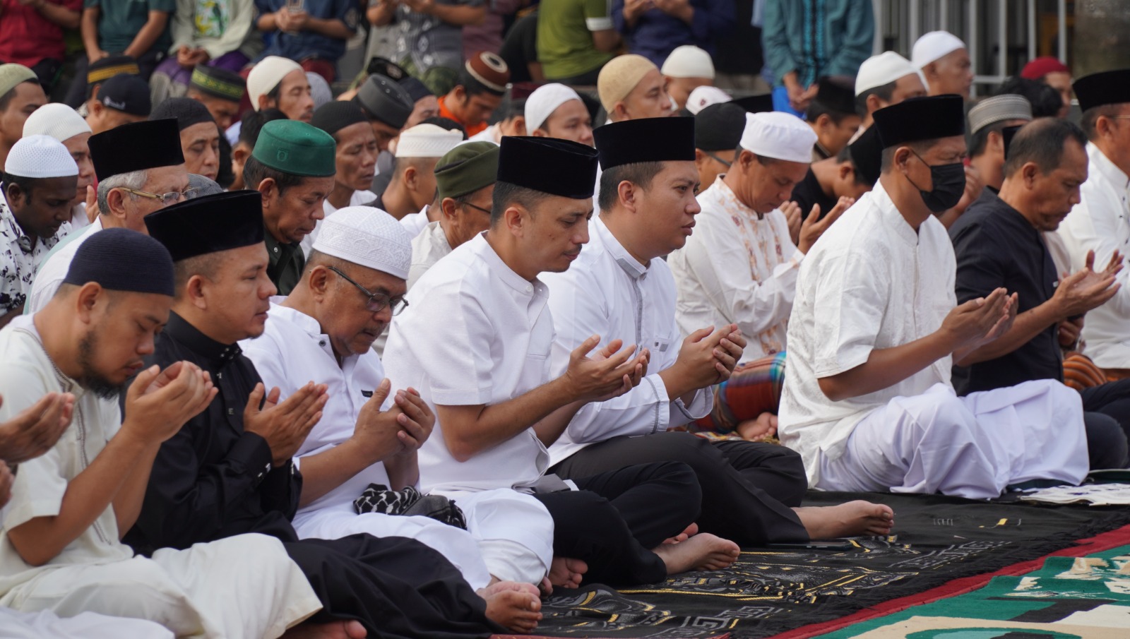 Wujud Kebersamaan dan Kepedulian, Rutan Kelas I Medan Gelar Sholat Iduladha dan Pemotongan Hewan Kurban