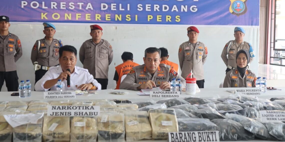 Ungkap Sindikat Narkoba Internasional, Polresta Deliserdang Tuai Apresiasi Luas