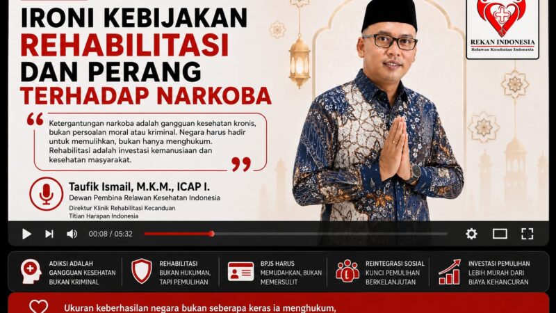 Ironi Kebijakan Rehabilitasi Dan Perang Terhadap Narkoba